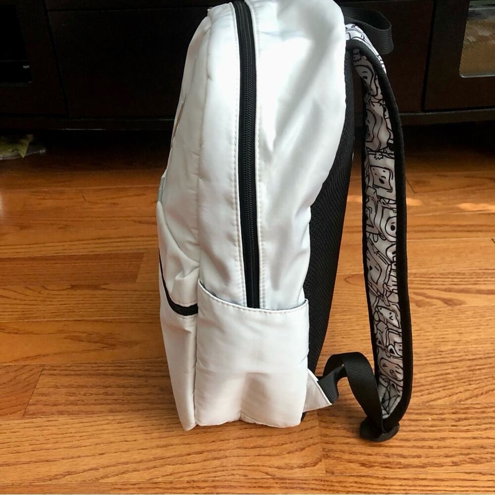 Lanky Box RARE boxy, foxy Merchandise UNISEX White authentic Backpack - Picture 7 of 10